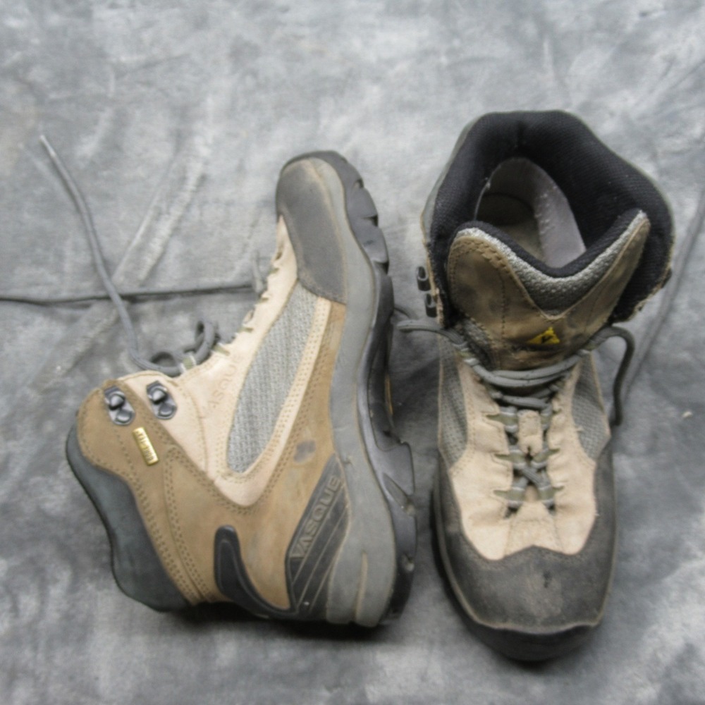 Vasque Womens 7 WIDE Boots Brown Gore-Tex Hike Waterproof Trail Mountaineer 7433